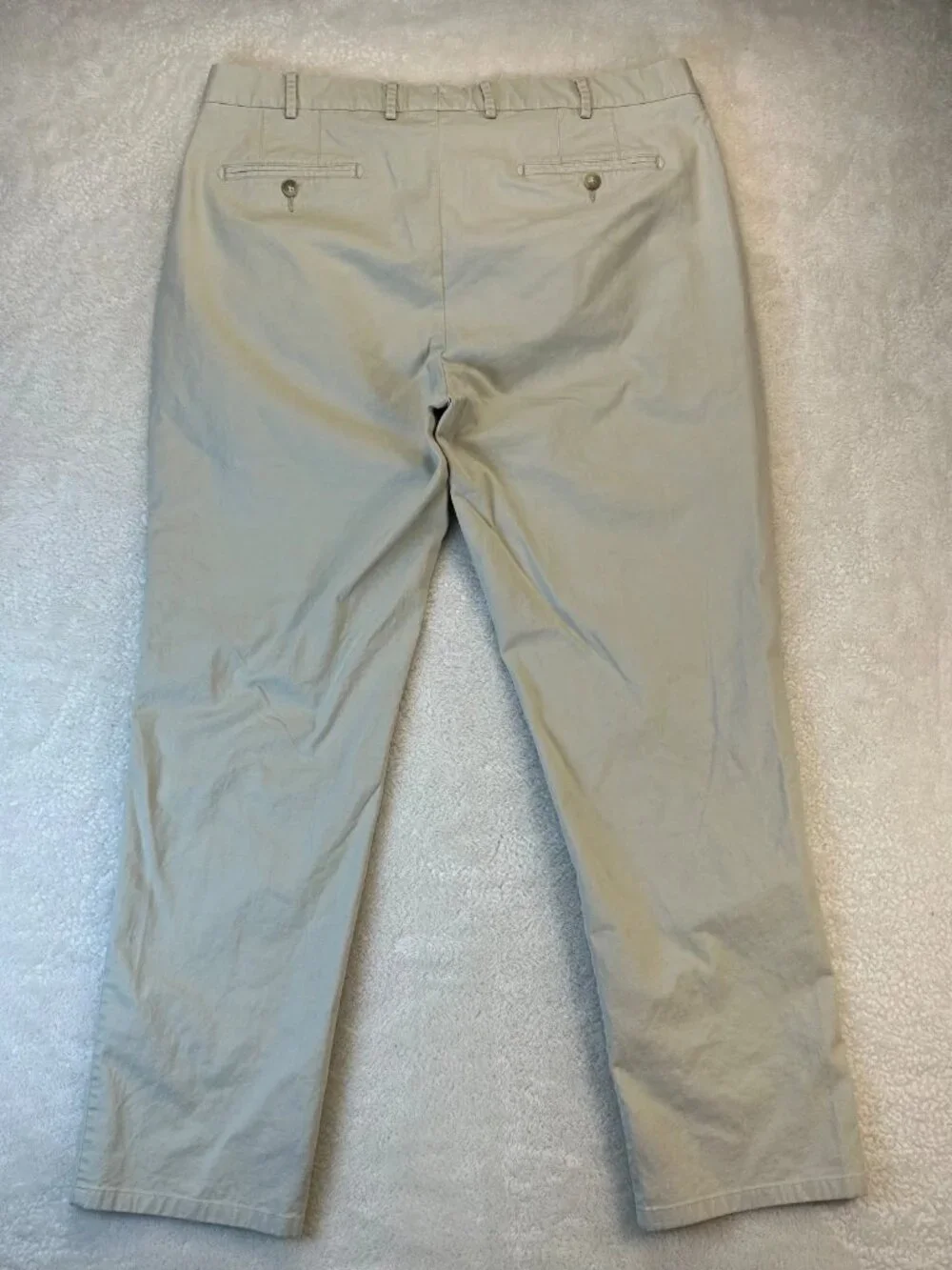 Peter‎ Millar Chino Pants Mens 38 Gray Flat Front Mid Rise Stretch Straight Leg